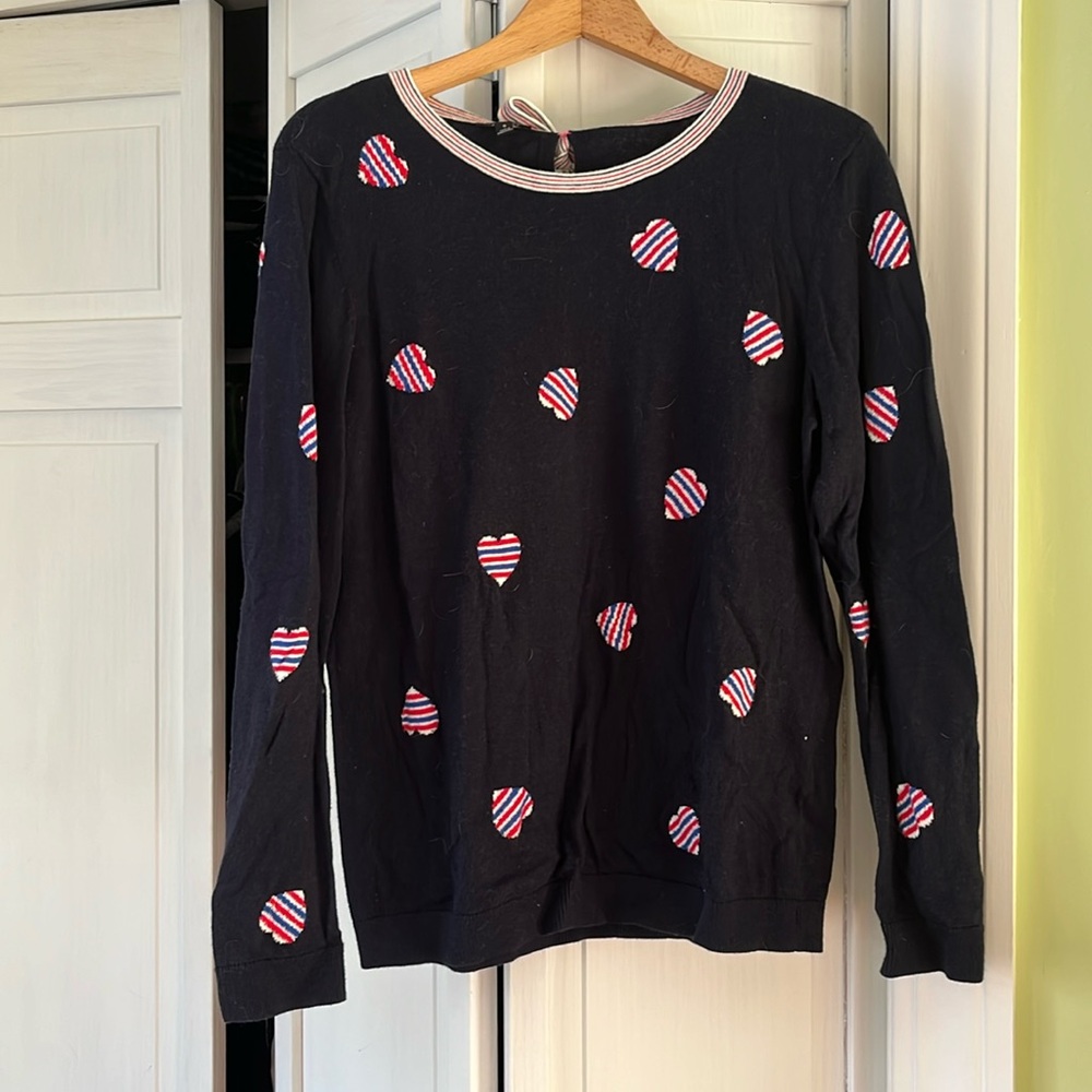 Talbots Heart Sweater